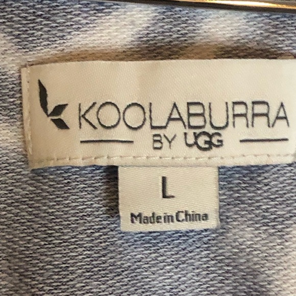 Koolaburra Navy and White Tie-Dye Hoodie - Picture 6 of 6